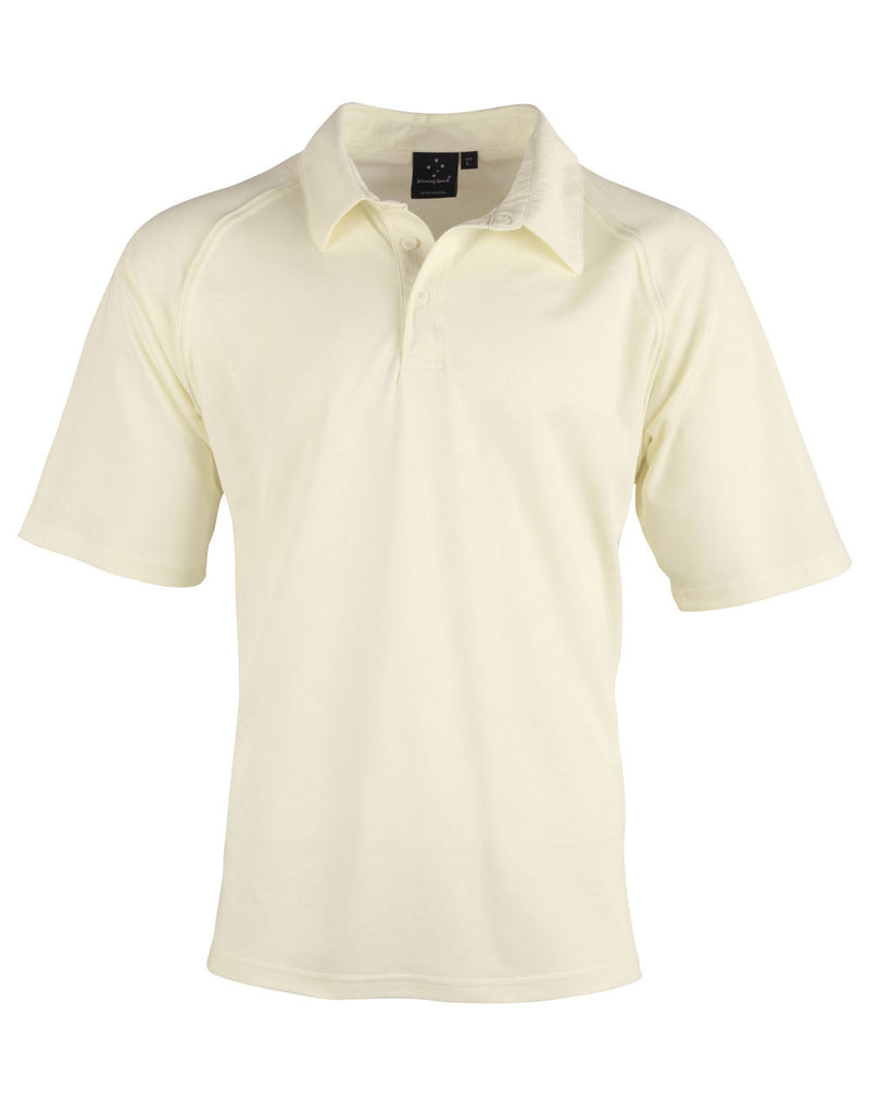 Winning Spirit-Men's Truedry Mesh Knit Short Sleeve Cricket Polo-PS29