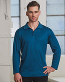 Winning Spirit- TrueDry® Long Sleeve Polo Unisex-PS35