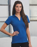 Winning Spirit-Ladies' Short Sleeve Cotton/Elastane Polo-PS40-1st