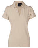Winning Spirit -Ladies' Short Sleeve Cotton/Elastane Polo-PS40-2nd