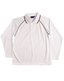 Winning Spirit -Men's CoolDry® Raglan Long Sleeve Contrast Polo-PS43