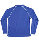 Winning Spirit-Ladies' CoolDry Raglan Long Sleeve Contrast Polo-PS44