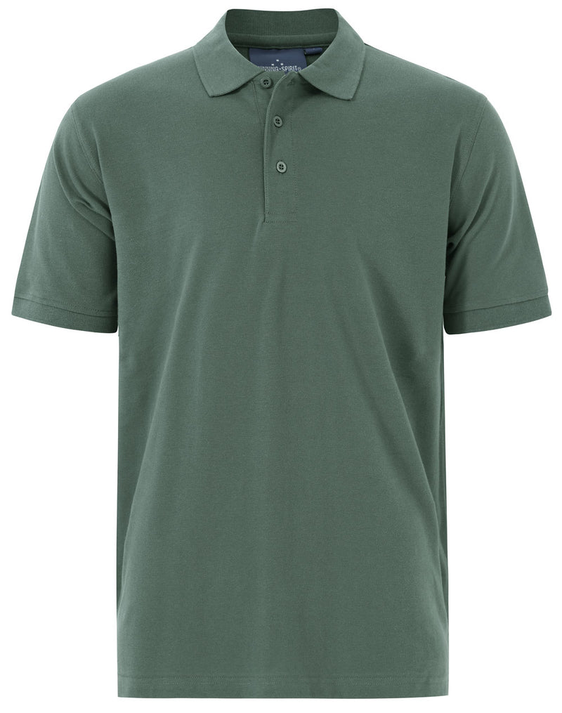 Winning Spirit -Men's Cotton Stretch Short Sleeve Polo-PS55