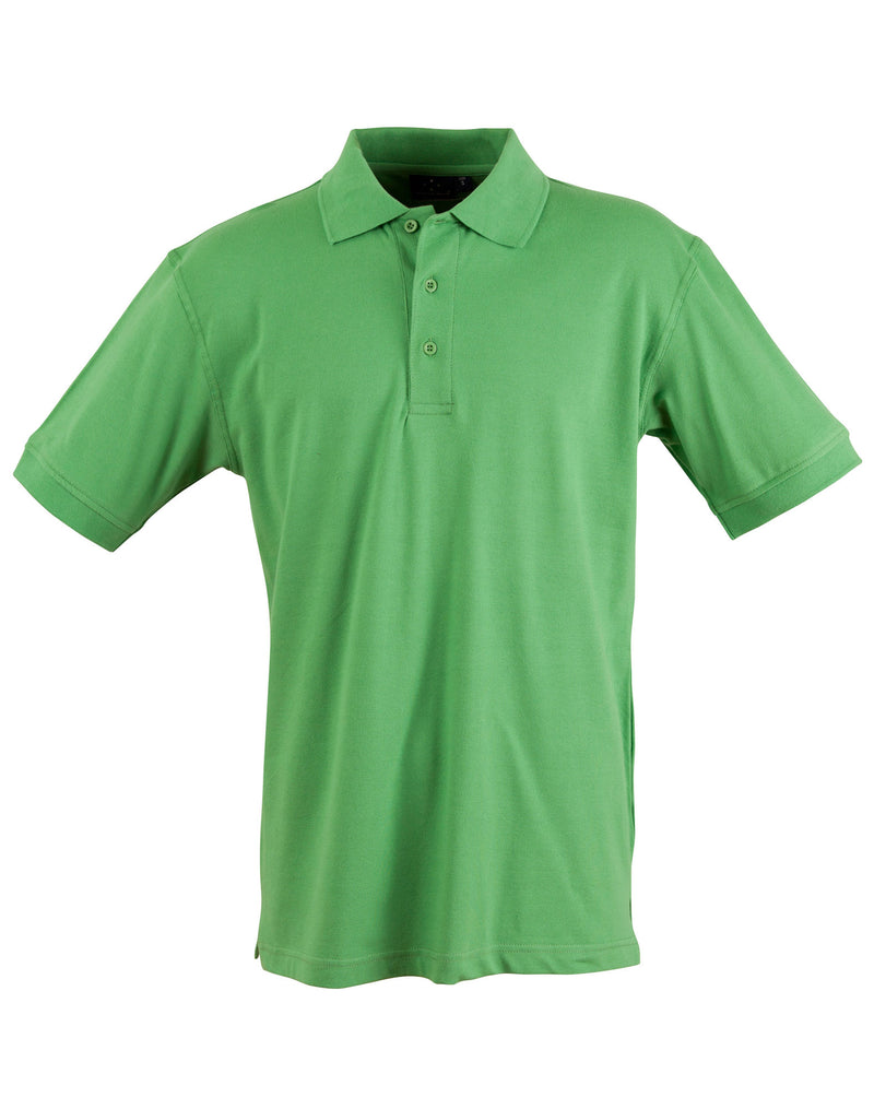 Winning Spirit -Men's Cotton Stretch Short Sleeve Polo-PS55 - 1st