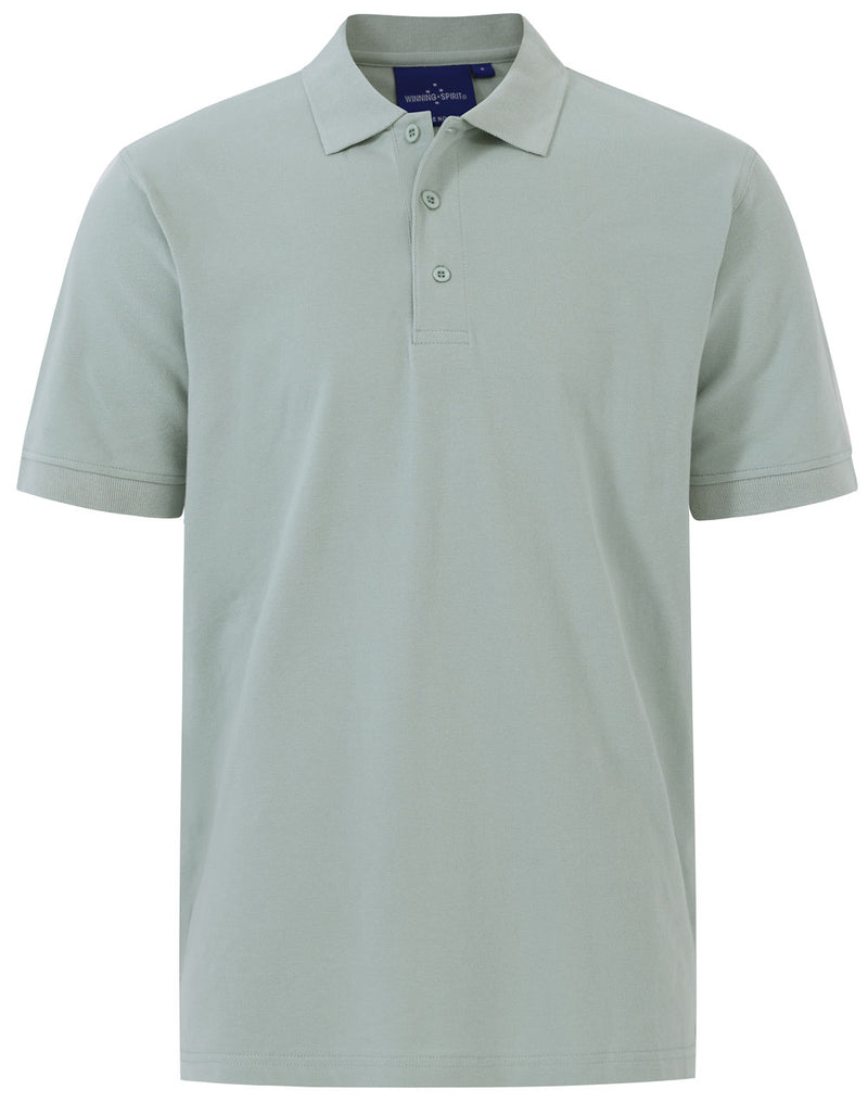 Winning Spirit -Men's Cotton Stretch Short Sleeve Polo-PS55