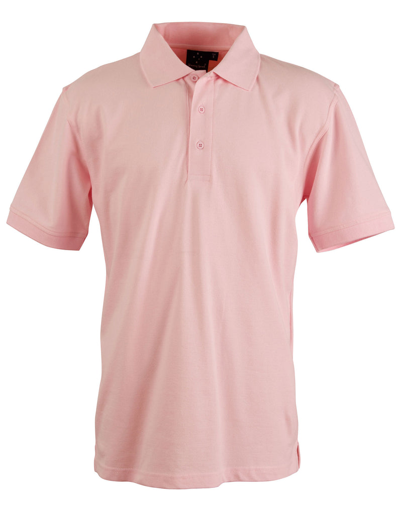 Winning Spirit -Men's Cotton Stretch Short Sleeve Polo-PS55 - 1st