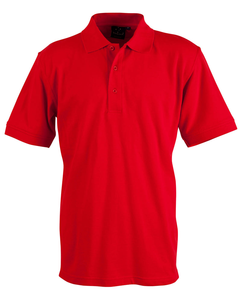 Winning Spirit -Men's Cotton Stretch Short Sleeve Polo-PS55 - 1st