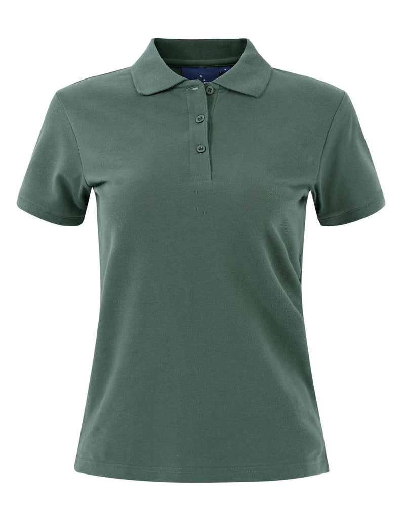 Winning Spirit-Ladies' Cotton Stretch Pique Polo-PS56-1st