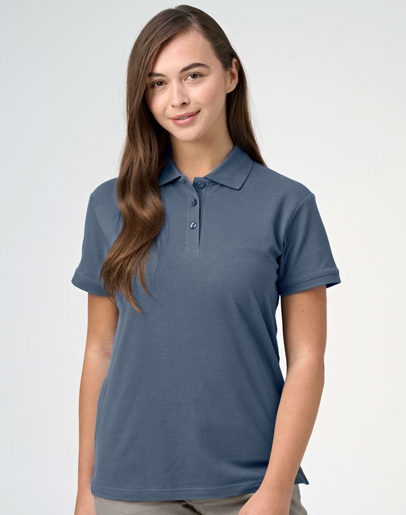 Winning Spirit-Ladies' Cotton Stretch Pique Polo-PS56-1st