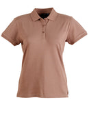 Winning Spirit-Ladies' Cotton Stretch Pique Polo-PS56
