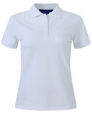 Winning Spirit-Ladies' Cotton Stretch Pique Polo-PS56
