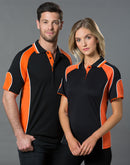 Winning Spirit-Men's CoolDry® Contrast Polo with Sleeve Panels-PS61-1st