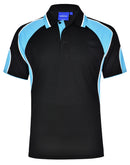 Winning Spirit-Men's CoolDry® Contrast Polo with Sleeve Panels-PS61-1st
