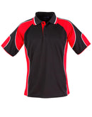 Winning Spirit-Men's CoolDry® Contrast Polo with Sleeve Panels-PS61-1st