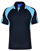Winning Spirit-Men's CoolDry® Contrast Polo with Sleeve Panels-PS61-1st