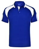 Winning Spirit-Men's CoolDry® Contrast Polo with Sleeve Panels-PS61-2nd
