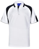 Winning Spirit-Men's CoolDry® Contrast Polo with Sleeve Panels-PS61-2nd