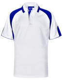Winning Spirit-Men's CoolDry® Contrast Polo with Sleeve Panels-PS61-2nd