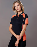 Winning Spirit -Ladies' CoolDry® Contrast Polo with Sleeve Panels-PS62-1st