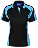 Winning Spirit -Ladies' CoolDry® Contrast Polo with Sleeve Panels-PS62-1st