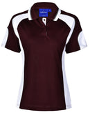 Winning Spirit -Ladies' CoolDry® Contrast Polo with Sleeve Panels-PS62-1st