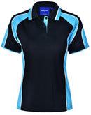 Winning Spirit -Ladies' CoolDry® Contrast Polo with Sleeve Panels-PS62-1st