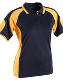 Winning Spirit -Ladies' CoolDry® Contrast Polo with Sleeve Panels-PS62-1st