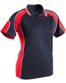 Winning Spirit -Ladies' CoolDry® Contrast Polo with Sleeve Panels-PS62-1st