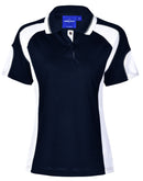 Winning Spirit- Ladies' CoolDry® Contrast Polo with Sleeve Panels-PS62-2nd