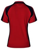 Winning Spirit- Ladies' CoolDry® Contrast Polo with Sleeve Panels-PS62-2nd