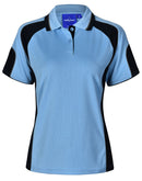 Winning Spirit- Ladies' CoolDry® Contrast Polo with Sleeve Panels-PS62-2nd