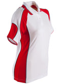 Winning Spirit- Ladies' CoolDry® Contrast Polo with Sleeve Panels-PS62-2nd