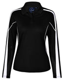 Winning Spirit-Ladies' TrueDry® Long Sleeve Polo-PS70