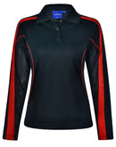Winning Spirit-Ladies' TrueDry® Long Sleeve Polo-PS70