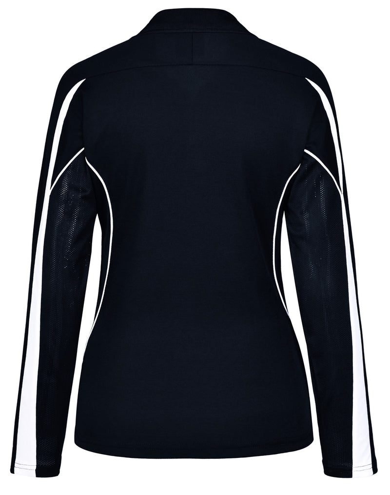 Winning Spirit-Ladies' TrueDry® Long Sleeve Polo-PS70
