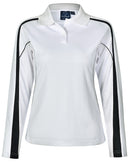 Winning Spirit-Ladies' TrueDry® Long Sleeve Polo-PS70