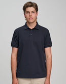 Winning Spirit - Mens Ultrafine Cotton Pique Short Sleeve Polo - PS71