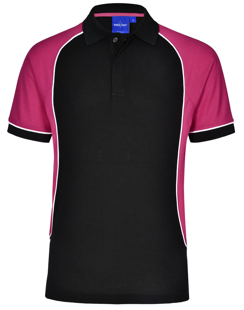 Winning Spirit -Men's TrueDry® Tri-colour Short Sleeve Pique Polo-PS77