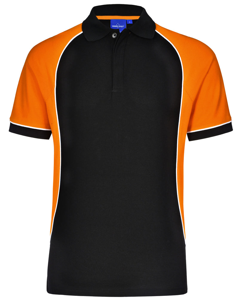 Winning Spirit -Men's TrueDry® Tri-colour Short Sleeve Pique Polo-PS77