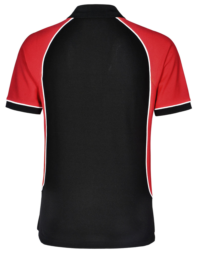 Winning Spirit -Men's TrueDry® Tri-colour Short Sleeve Pique Polo-PS77