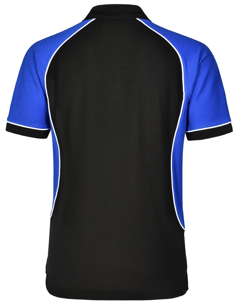 Winning Spirit -Men's TrueDry® Tri-colour Short Sleeve Pique Polo-PS77