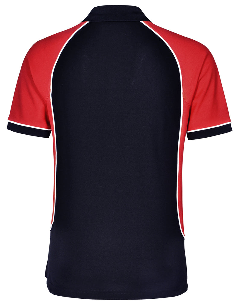 Winning Spirit -Men's TrueDry® Tri-colour Short Sleeve Pique Polo-PS77