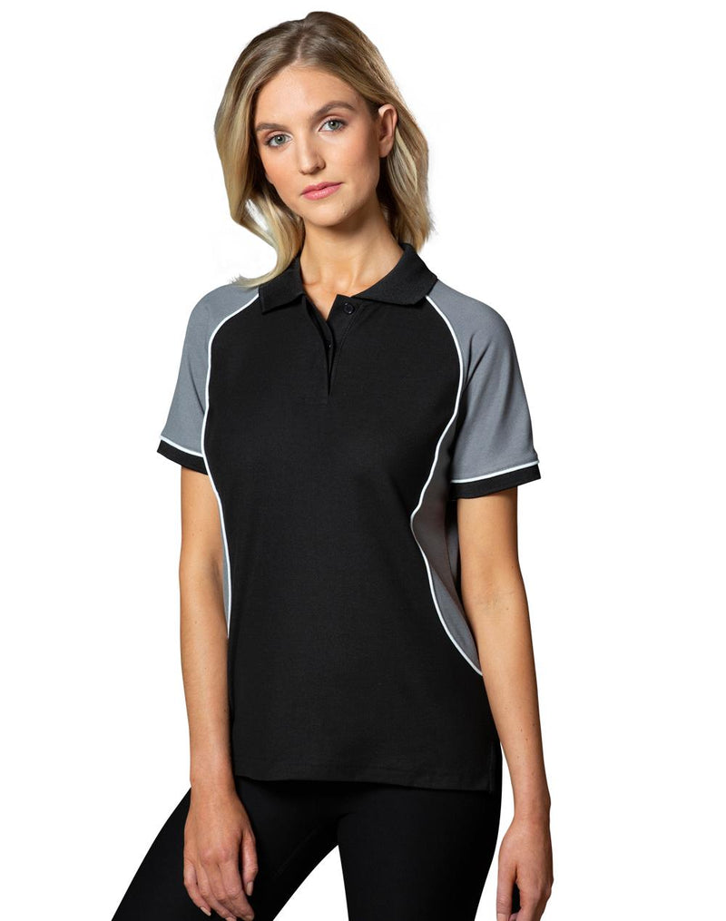 Winning Spirit-Women's TrueDry® Tri-colour Short Sleeve Pique Polo-PS78