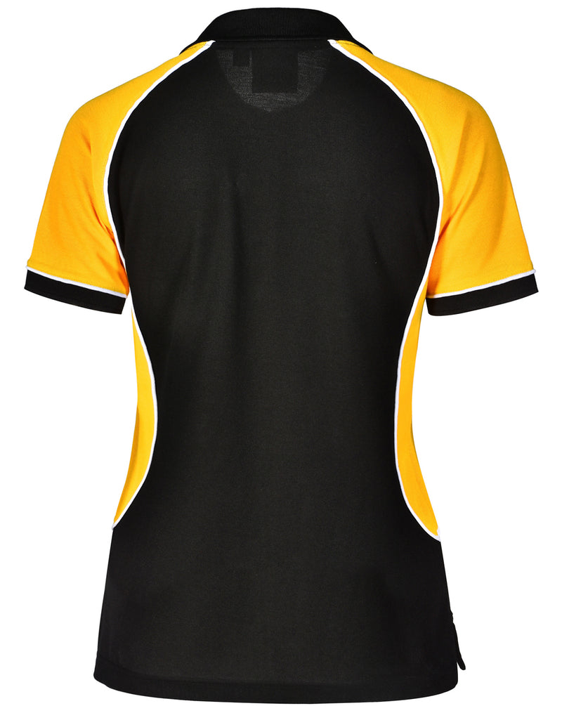 Winning Spirit-Women's TrueDry® Tri-colour Short Sleeve Pique Polo-PS78