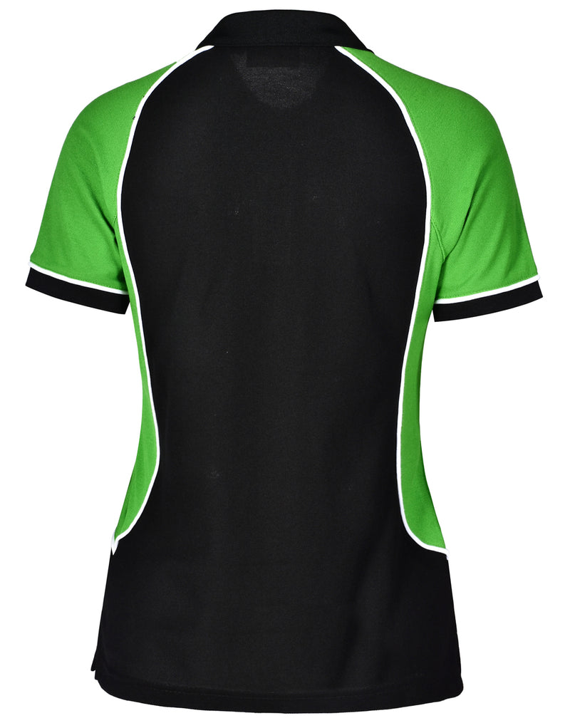 Winning Spirit-Women's TrueDry® Tri-colour Short Sleeve Pique Polo-PS78