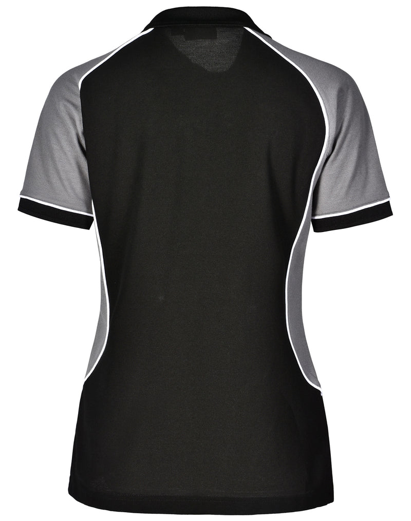 Winning Spirit-Women's TrueDry® Tri-colour Short Sleeve Pique Polo-PS78