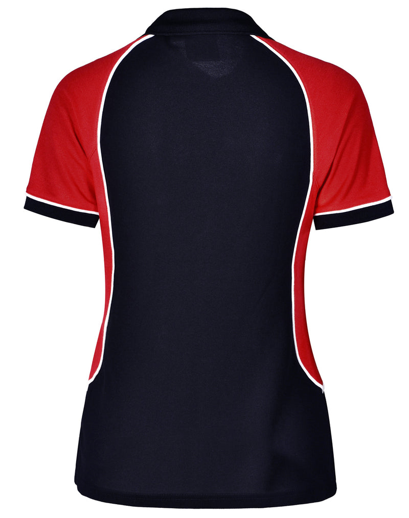 Winning Spirit-Women's TrueDry® Tri-colour Short Sleeve Pique Polo-PS78