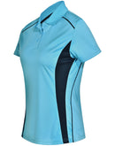 Winning Spirit - Ladies' CoolDry Short Sleeve Contrast Polo-PS80-1st