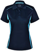 Winning Spirit - Ladies' CoolDry Short Sleeve Contrast Polo-PS80-1st