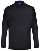 Winning Spirit-Lucky Bamboo Long Sleeve Polo Mens-PS89